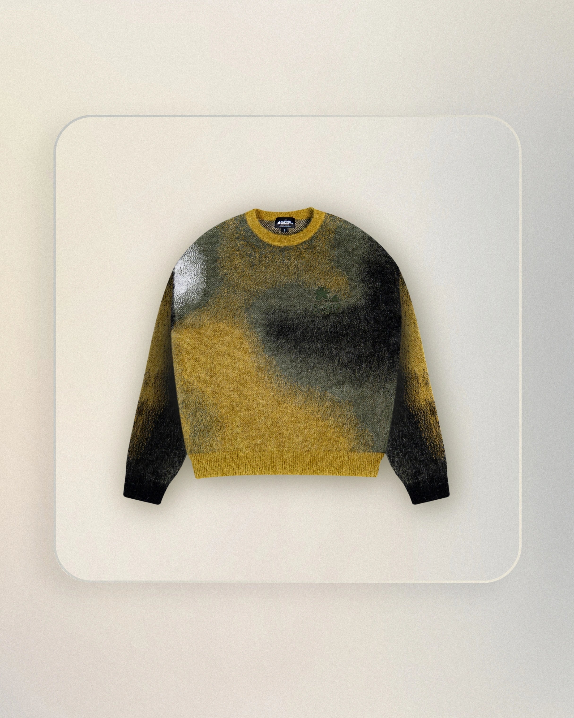 MOHAIR CREWNECK GREEN
