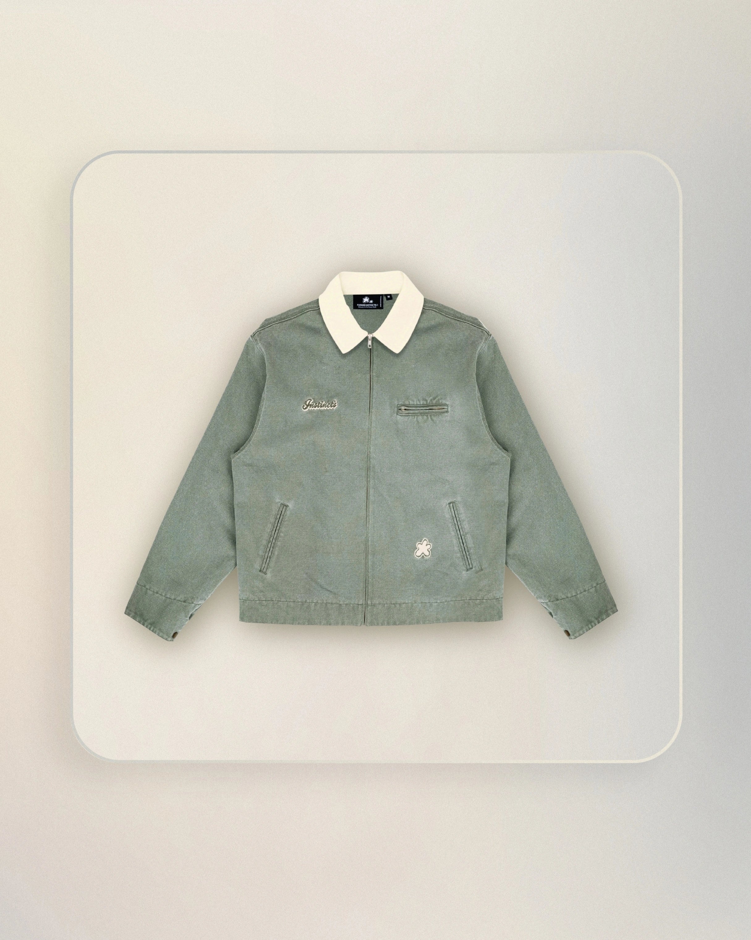 FLOWER LOOPS TRUCKER JACKET