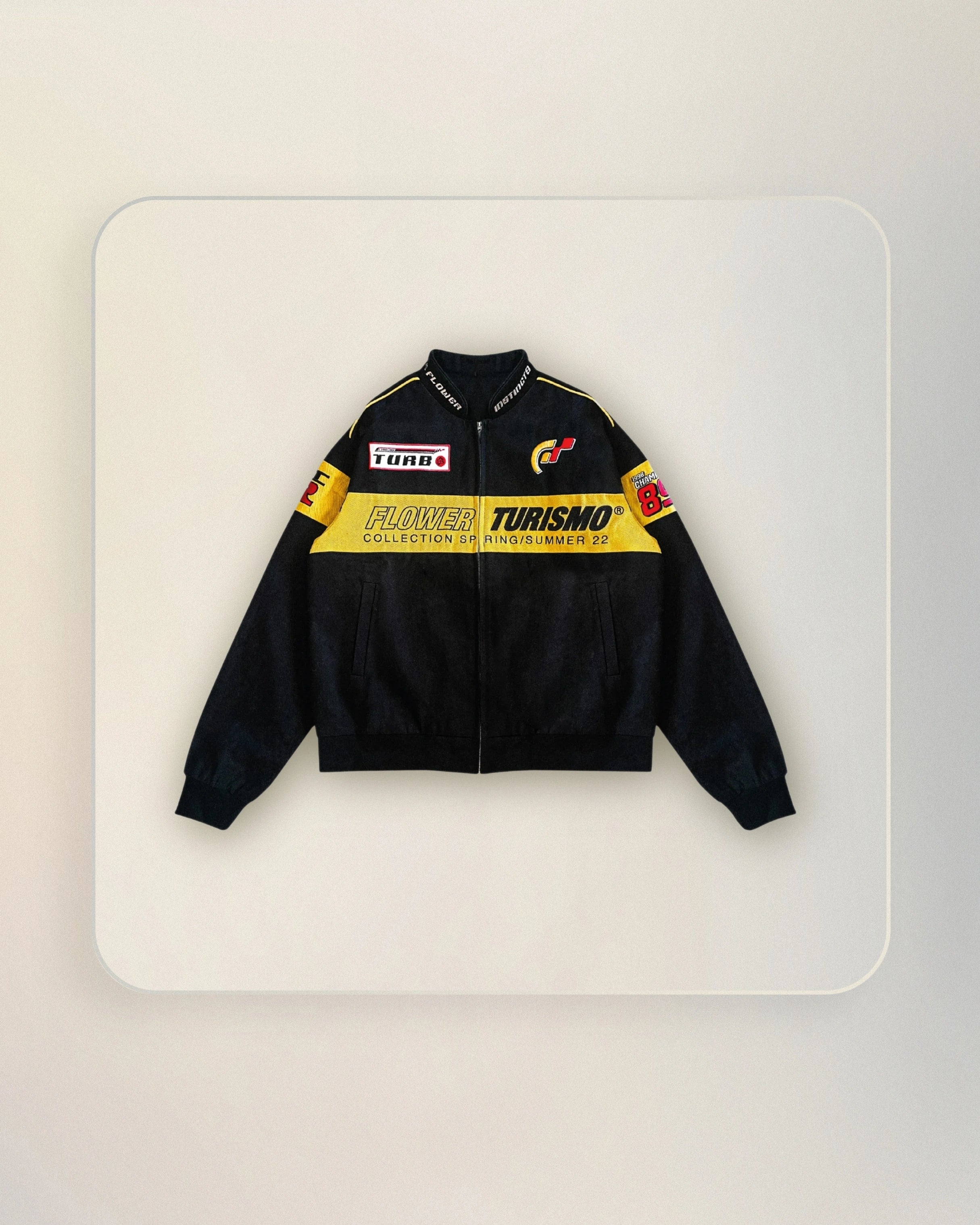 FLOWER TURISMO RACING JACKET BLACK