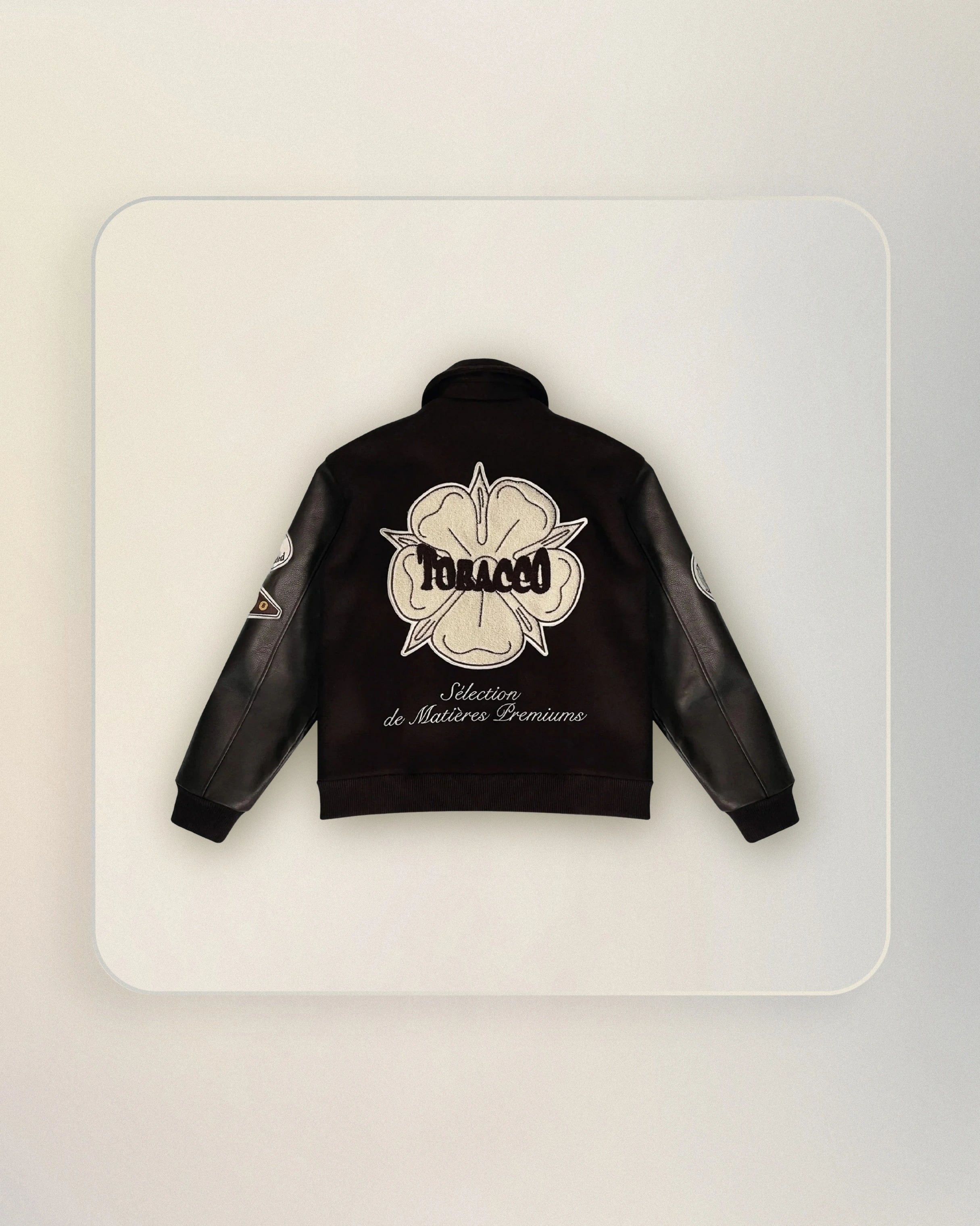 TOBACCO VARSITY JACKET