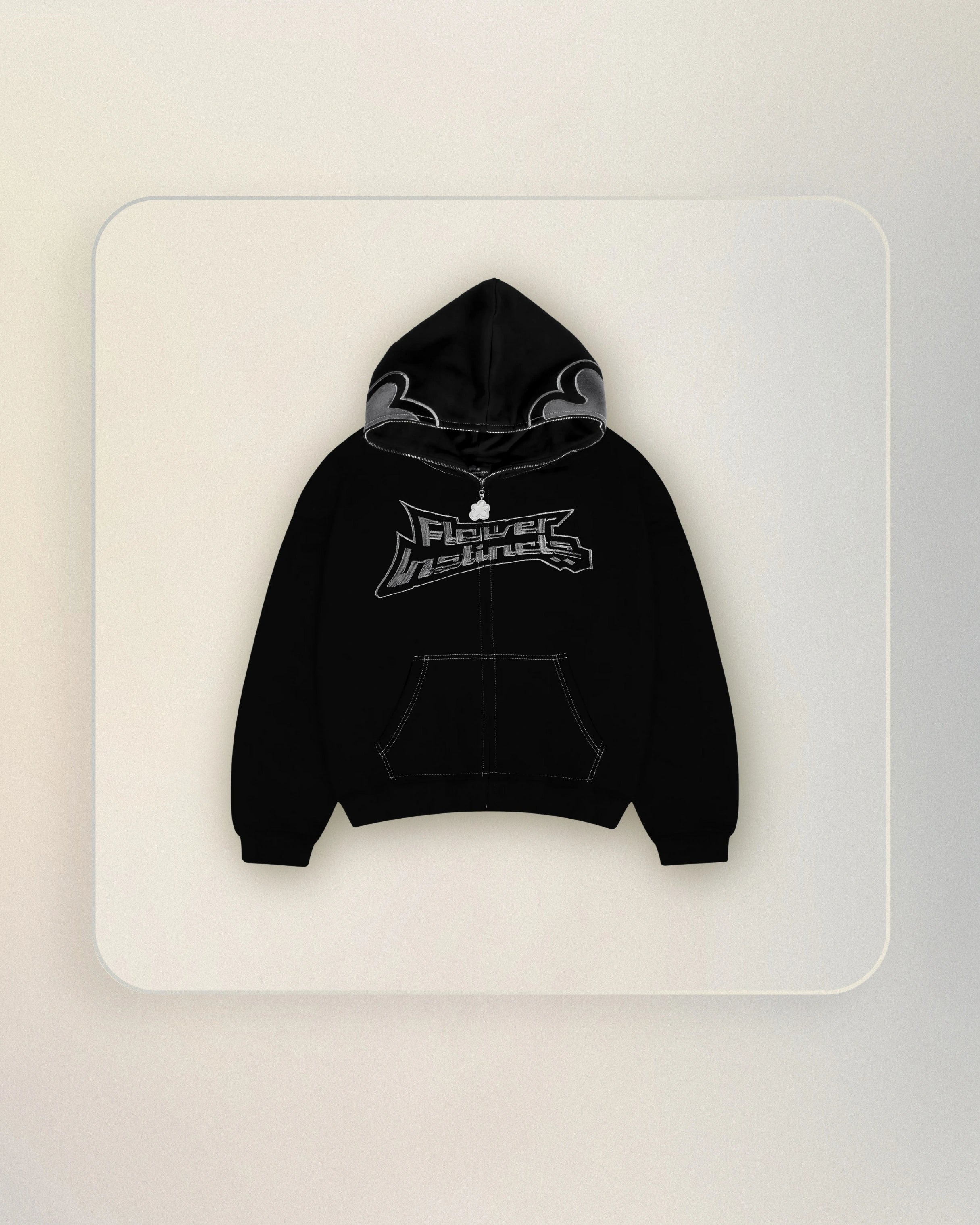 MOLLY FULL ZIP BLACK