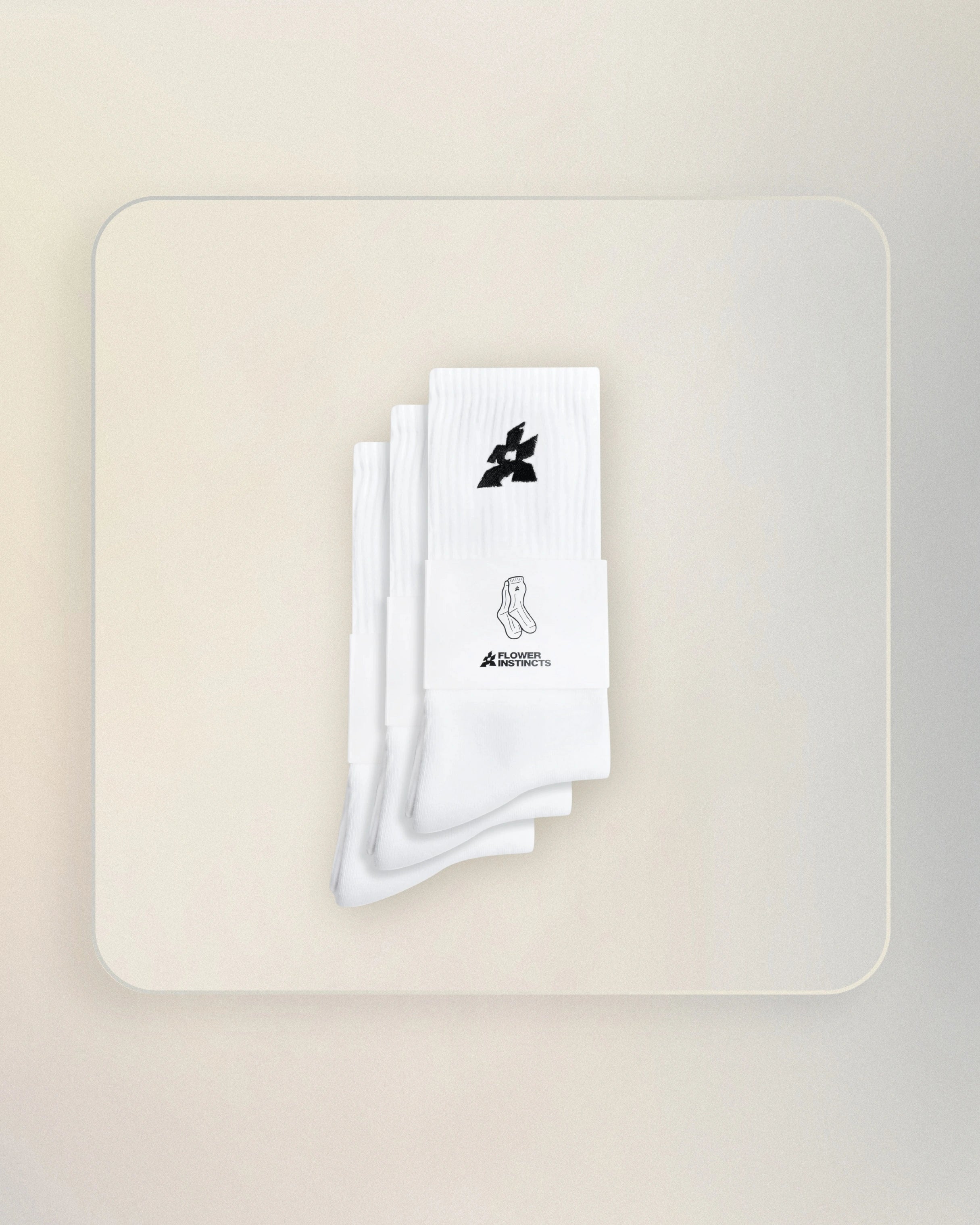 FLOWER 3-PACK CLASSIC SOCKS