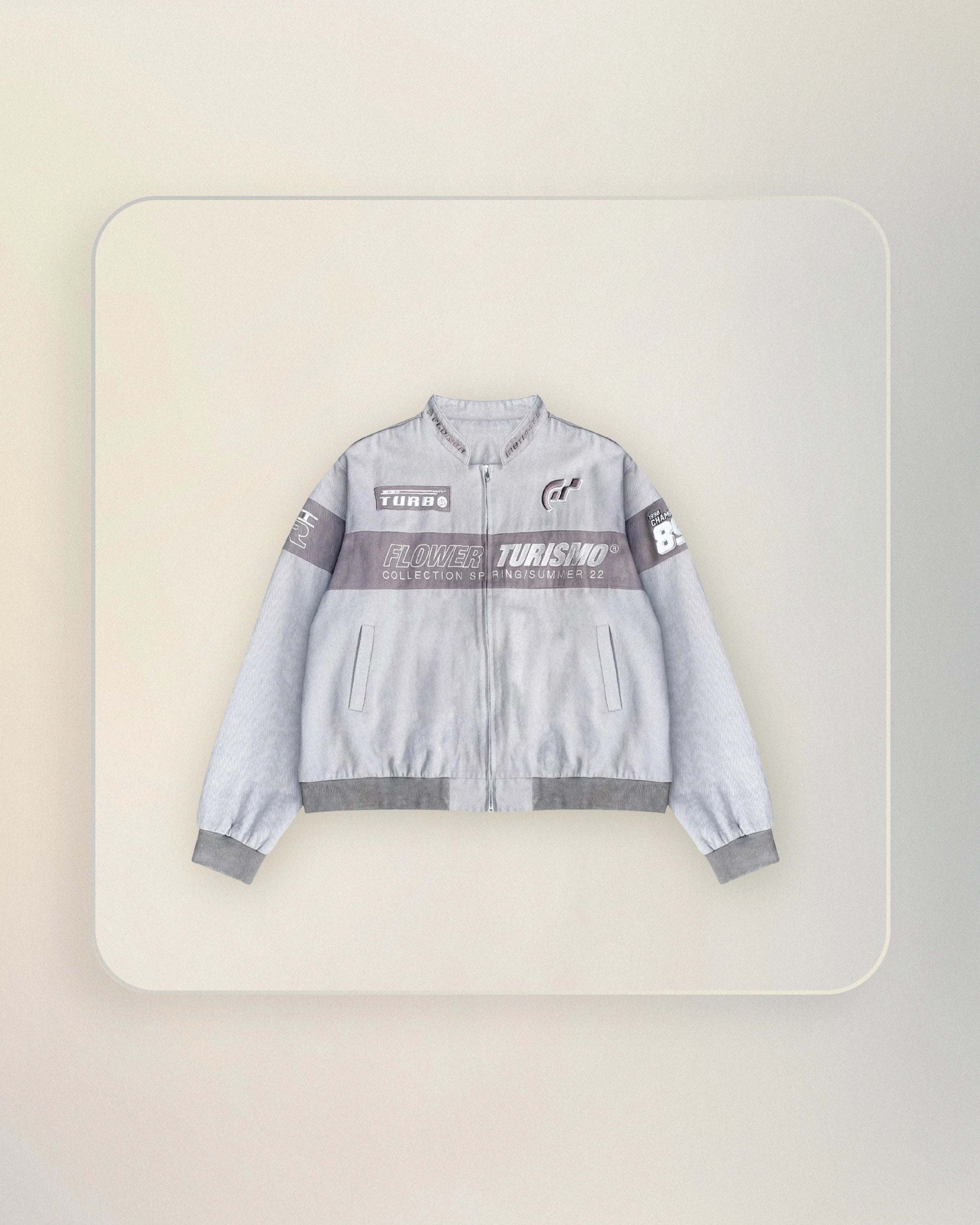 FLOWER TURISMO RACING JACKET GREY