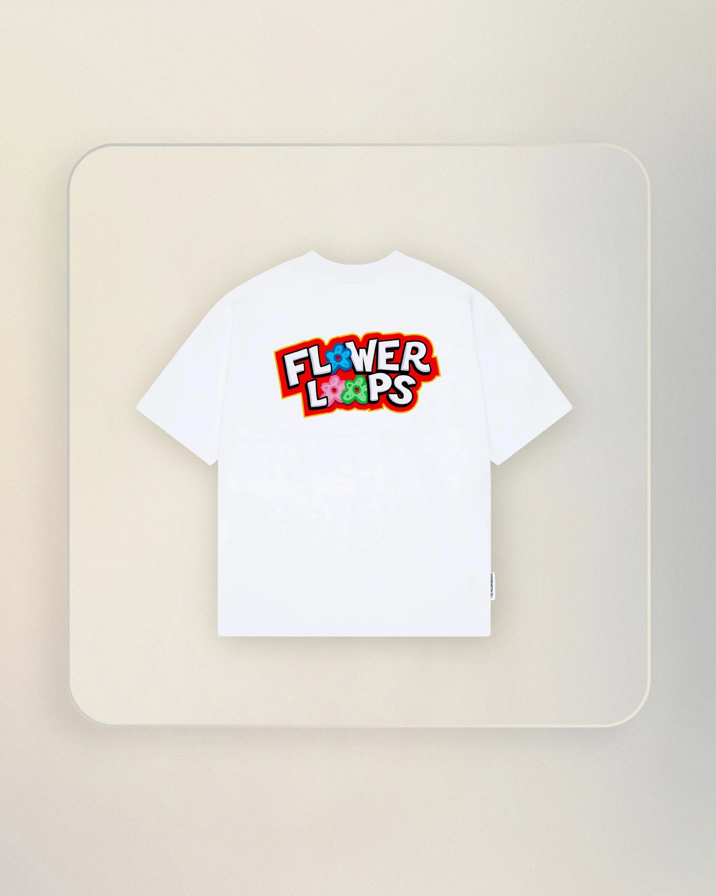 FLOWER LOOPS TEE