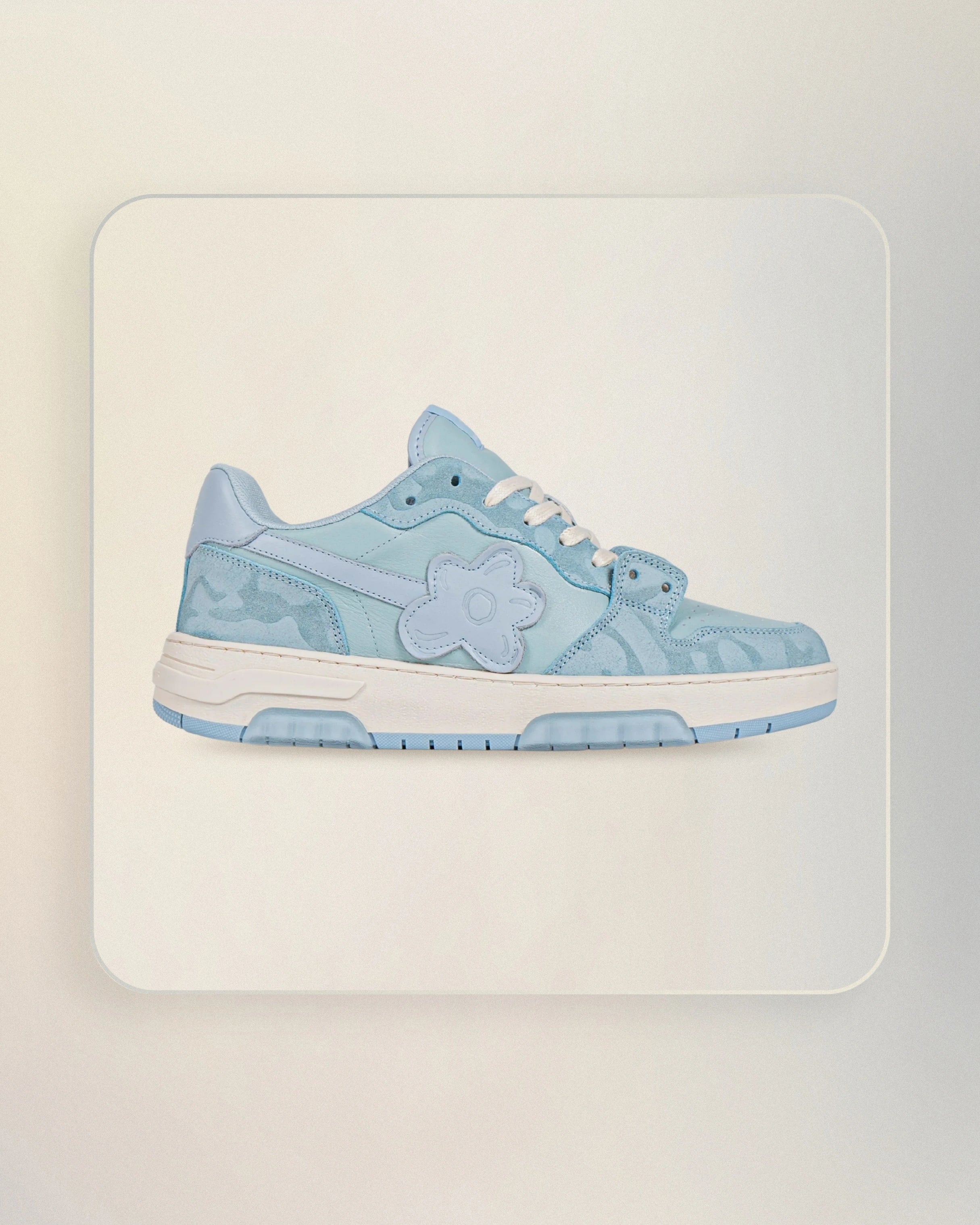 FLOWER LOOPS SNEAKERS BLUE