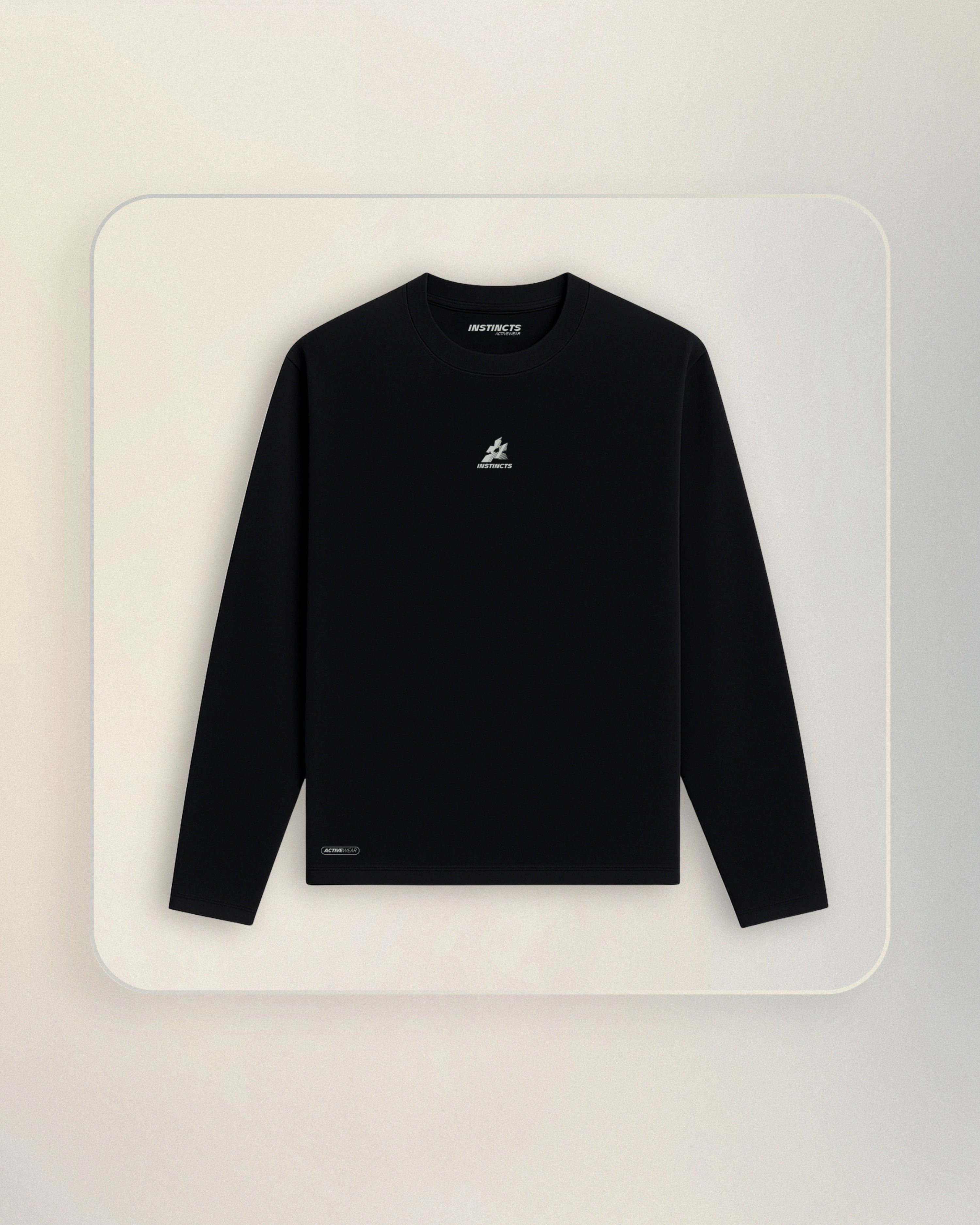 LONGSLEEVE TEE ACTIVEWEAR BLACK