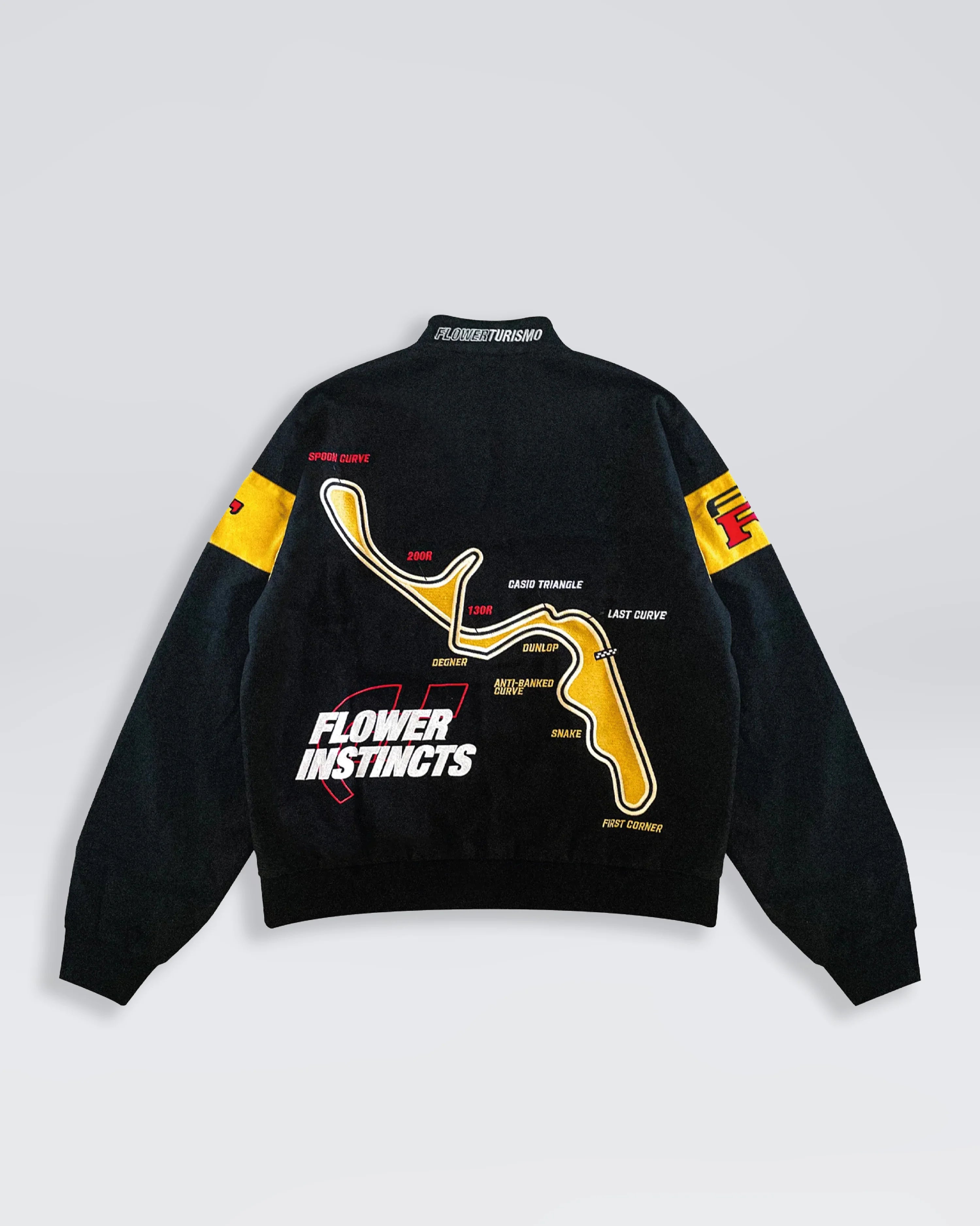 FLOWER TURISMO RACING JACKET BLACK
