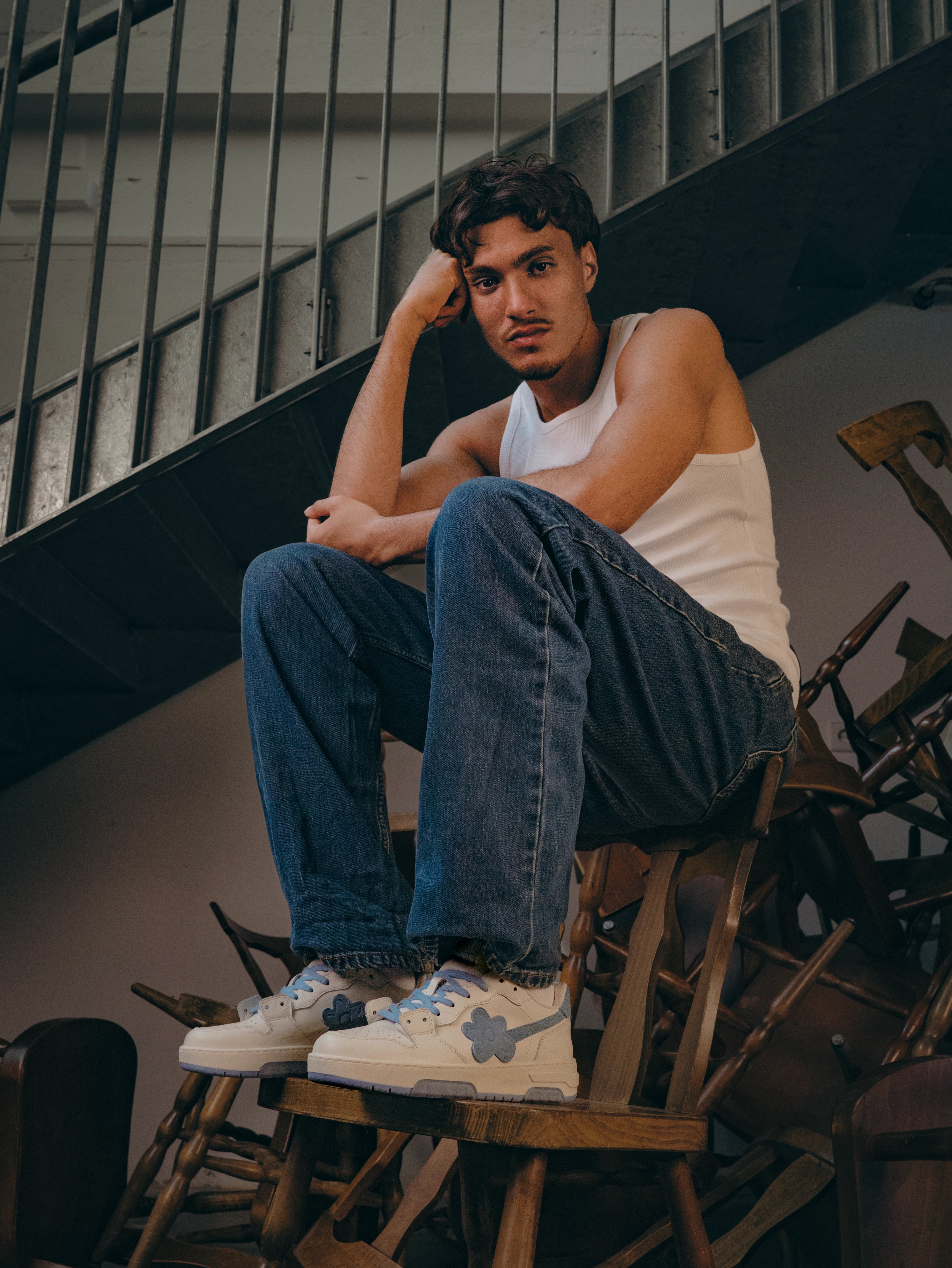 BLUE BLOOM FLIN SNEAKERS