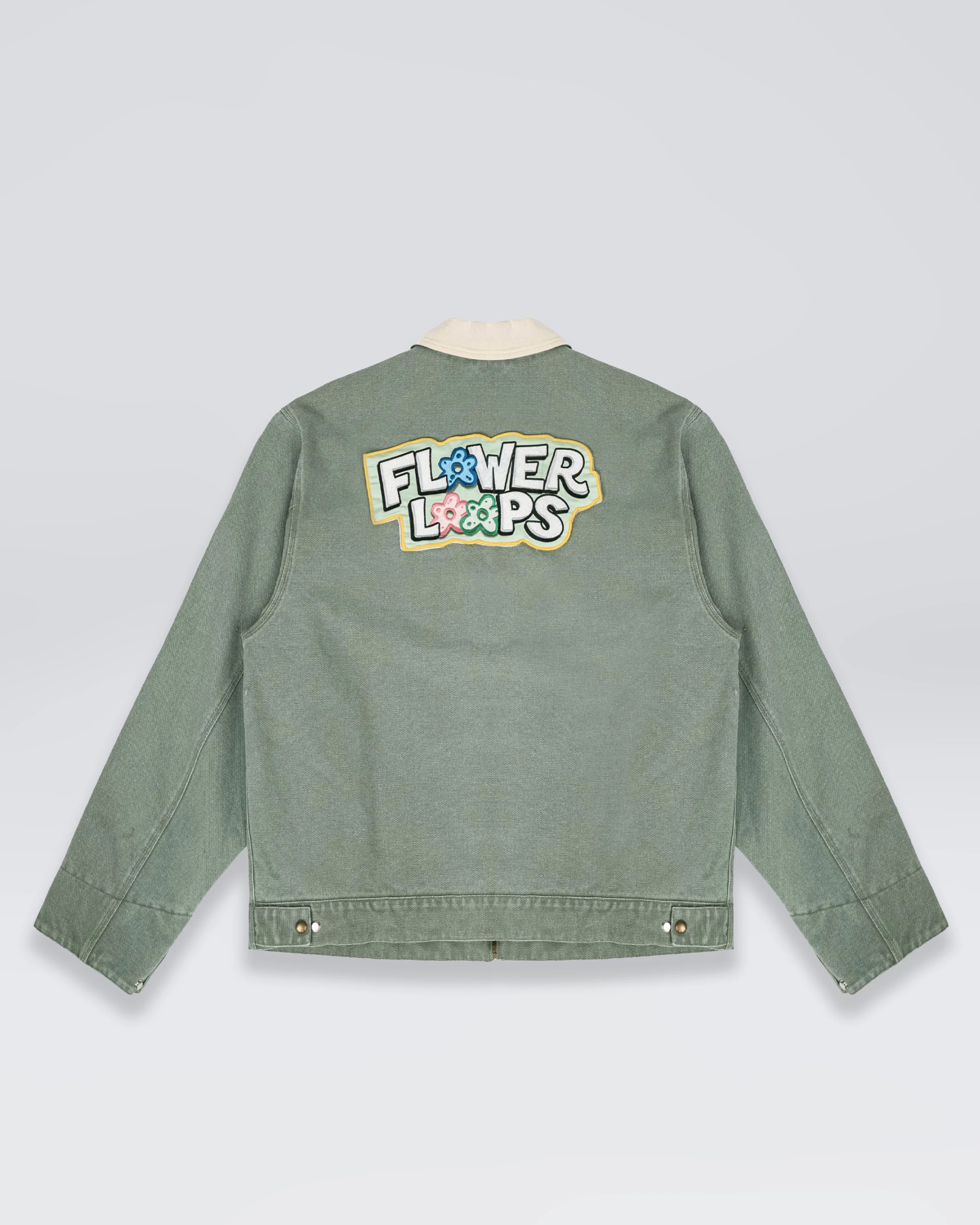 FLOWER LOOPS TRUCKER JACKET